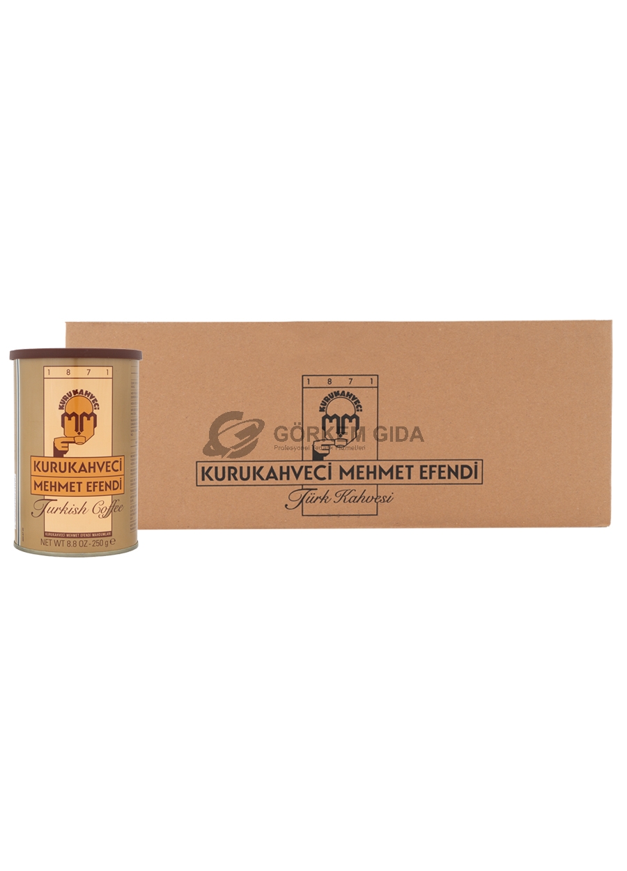 Kuru Kahveci Mehmet Efendi Turkish Coffee 250 Gr. 12 Pieces (BOX)