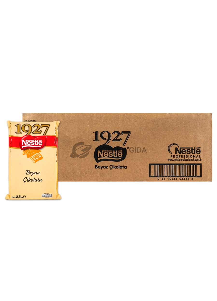 Nestle Professional Couverture White Chocolate 2,5 Kg 8 Pieces (BOX)