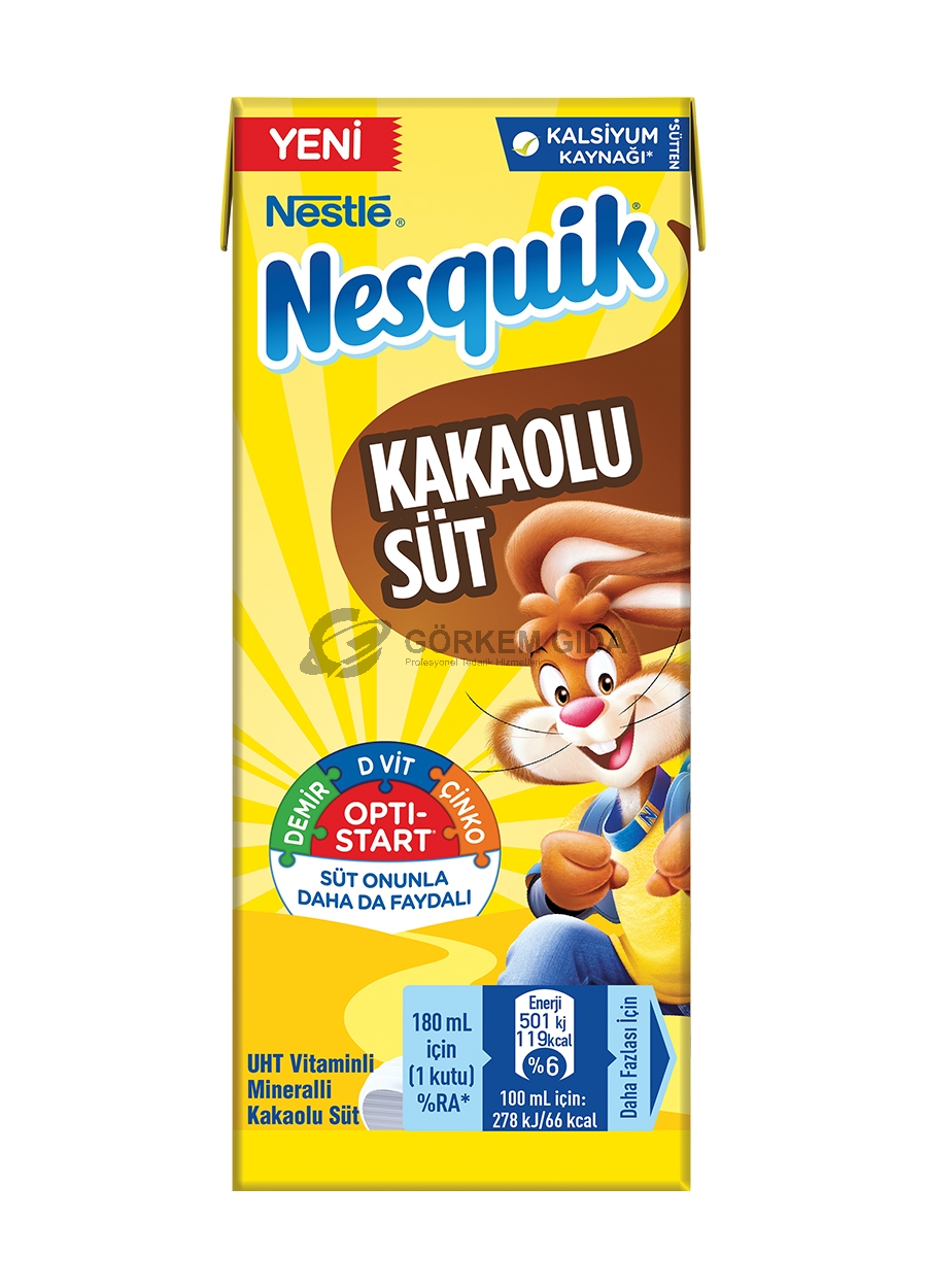 Nestle Nesquik UHT Cocoa Milk 180 ML. 27 Pieces (BOX)