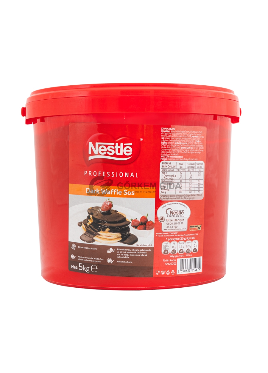 Nestle Professional Dark Waffle Sos 5 Kg