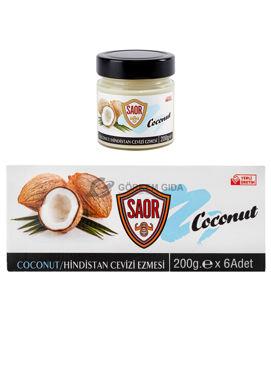 SAOR Coconut Butter Paste 6 Pack - 6x200 gr