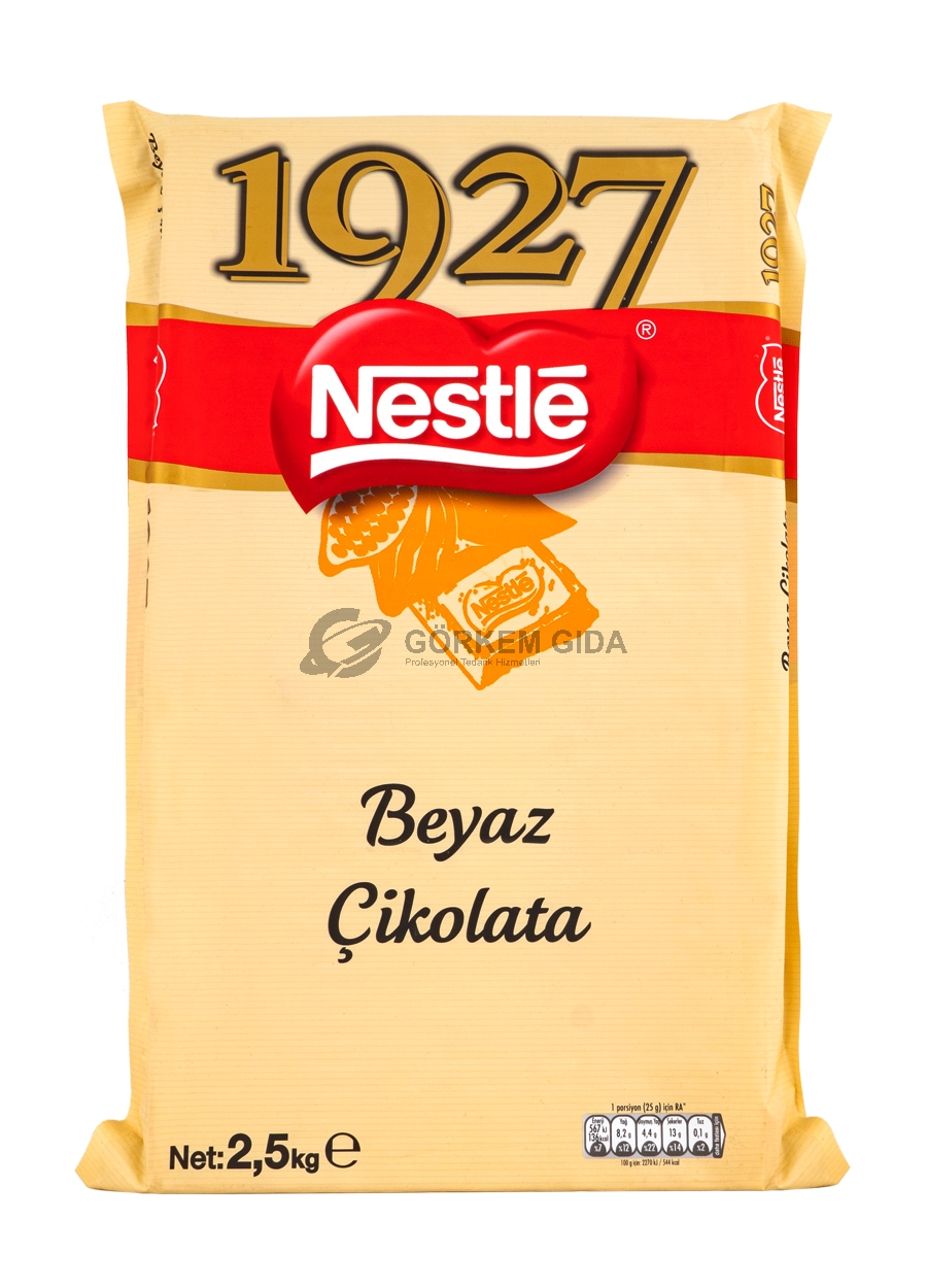 Nestle 1927 Professional Kuvertür Beyaz Çikolata 2,5 Kg