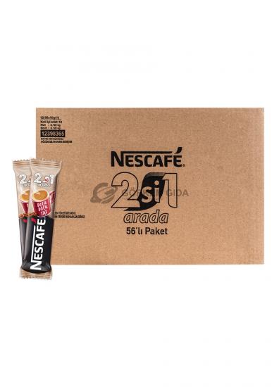 Nescafe 2 in 1 Unsweetened Coffee 10 Gr. 672 Pieces (BOX)