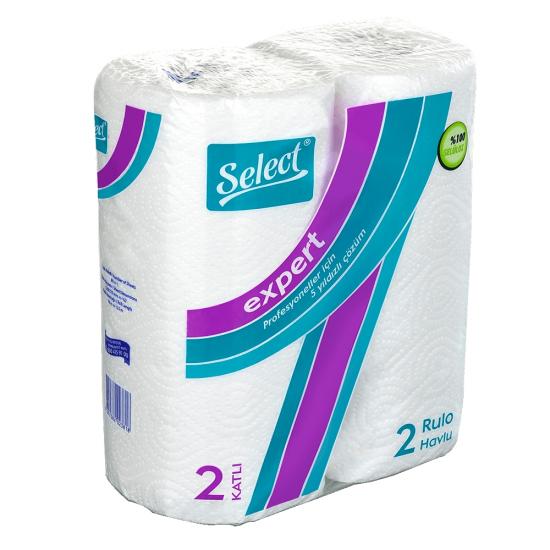 Expert 2 Roll Towel Double Ply Towel Paper 12 pack