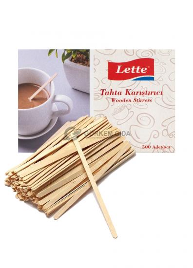 Lette Wooden Beverage Mixer 10 pcs